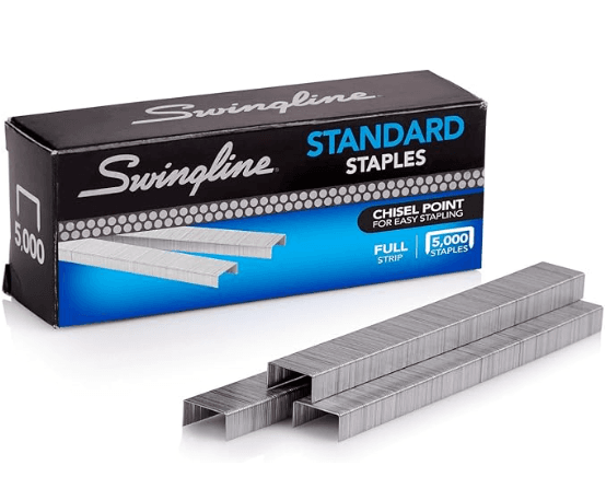 S7035108P, 1/4" Length, 210/Strip, Standard Staplers, 5000/Box, B001FM66CI