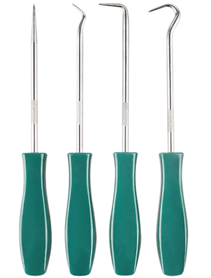 TZC-4-003, 5.4in, Pick and Hook Set, 4 Pcs, B0DPQKM5BV
