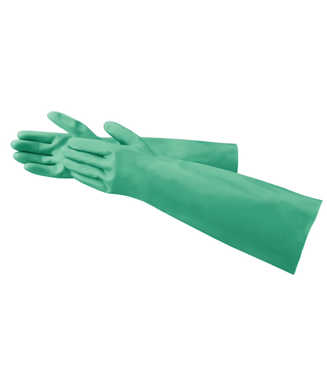 Chemical Resistant Nitrile Gloves - Extended Cuff, 18",  Abrasion Level: 4