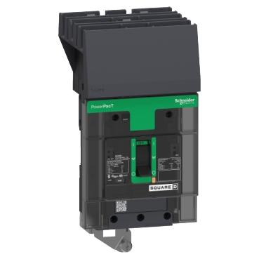 SCHNEIDER, BDA36100, CIRCUIT BREAKER, POWERPACT B, 100A, 3 POLE, 600Y/347VAC, 14KA, ABC
