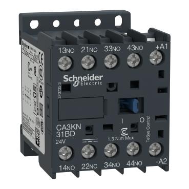 SCHNEIDER, CONTROL RELAY, 10A, 24VDC, 0.35KG