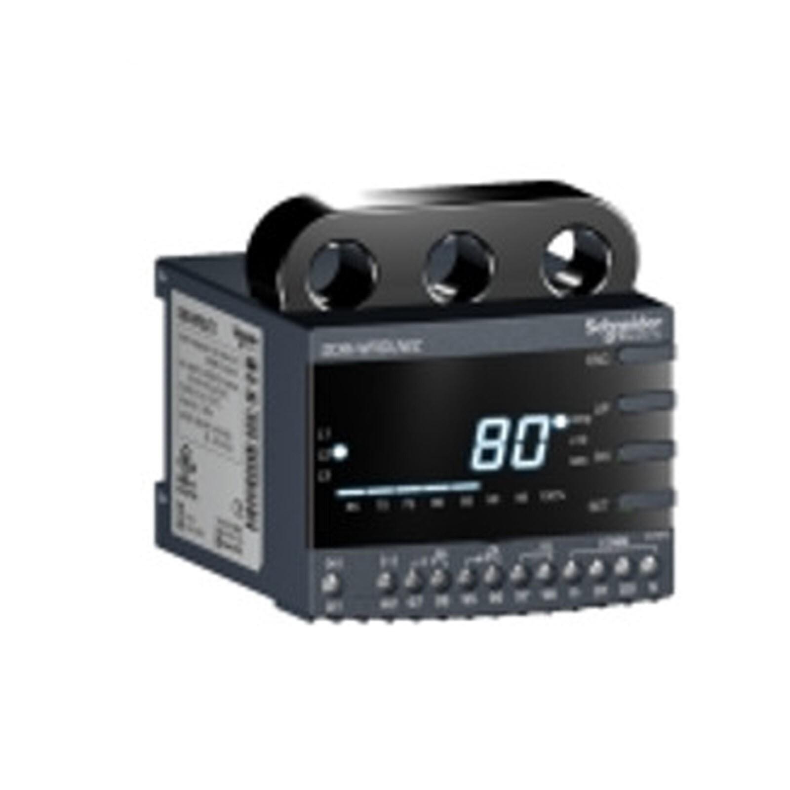 SCHNEIDER, DIGITAL ELECTRONIC CURRENT RELAY, 3 PHASE, 0.5~60A, 24VAC/DC, 400G