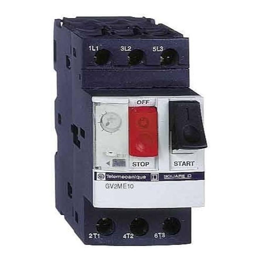 SCHNEIDER, GV2ME10, MOTOR CIRCUIT BREAKER, 3P, 4.0-6.3A