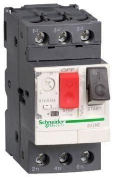 SCHNEIDER, GV2ME20, TESYS DECA MANUAL STARTER AND PROTECTOR, THERMAL MAGNETIC CIRCUIT PROTECTOR, ...