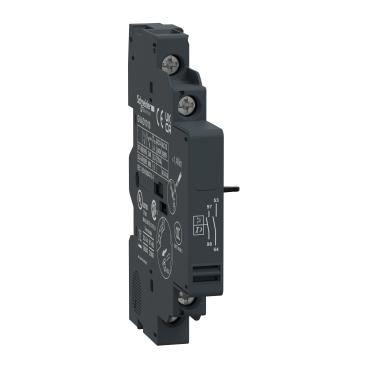 SCHNEIDER, SIDE MOUNT AUXILARY CONTACT WITH SCREWCLAMP TERMINALS, 2NO, 24VDC, 690VAC