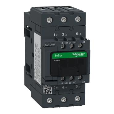 SCHNEIDER, LC1D40AF7, REVERSING CONTACTOR, 3POLES, 110V AC 40A IEC, 1.5KG