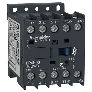 SCHNEIDER, LP4K0610BW3, CONTACTOR, 600VAC, 6AMP