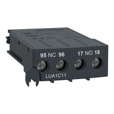 SCHNEIDER, LUA-1C11, SIGNALLING CONTACTS, LUA - 1 NO + 1 NC, SYSTEM VOLTAGE: 250 VAC OR VDC, 2.5...