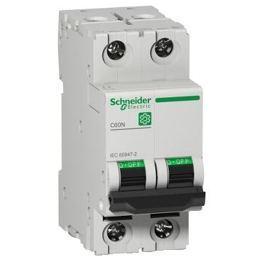 SCHNEIDER, M9F11203, MINIATURE CIRCUIT BREAKER, 3A, 72MM L X 36MM W X 81MM H, IP20/IP40, 50/60HZ,...