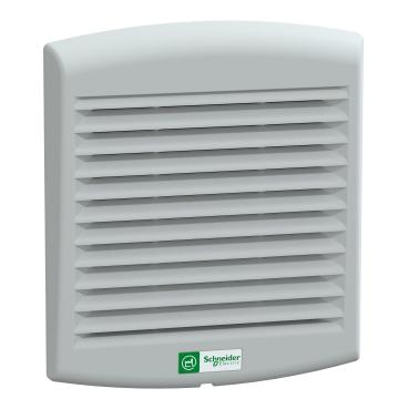 SCHNEIDER, NSYCVF85M24DPF, CLIMASYS FORCED VENT, WITH OUTLET GRILLE AND FILTER G2, IP54, 80M3/H, ...