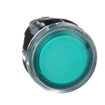 SCHNEIDER, ZB4BW33, ILLUMINATED PUSH BUTTON OPERATOR, 22 MM, MOMENTARY, FLUSH BUTTON, METAL, 0.08KG