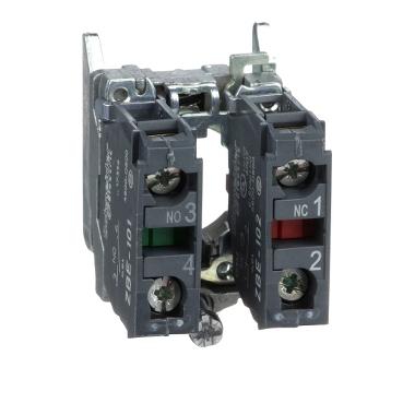 SCHNEIDER, ZB4BZ105, CONTACT BLOCK, 1A1B