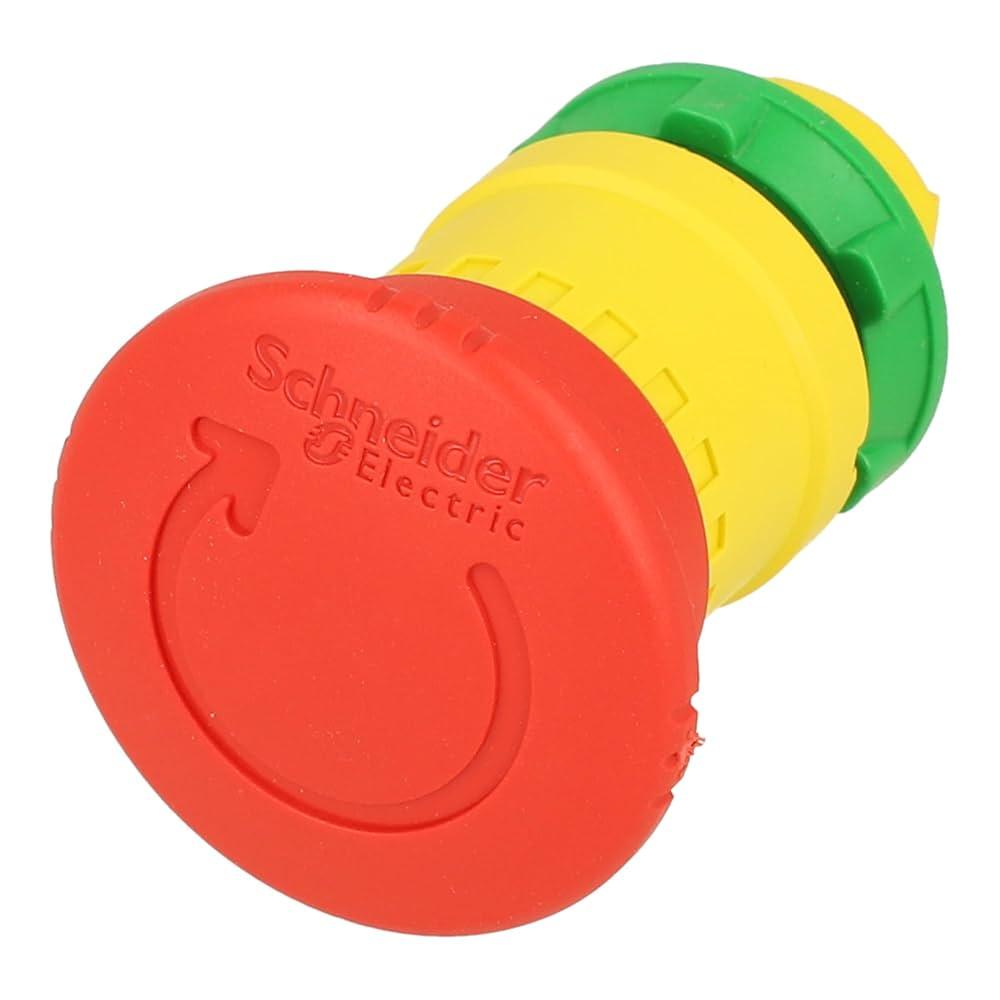 SCHNEIDER, NON-ILLUMINATED PUSHBUTTON SWITCH, IP65, 22MM, TRIGGER ACTION TURN TO RELEASE 40MM, WG...