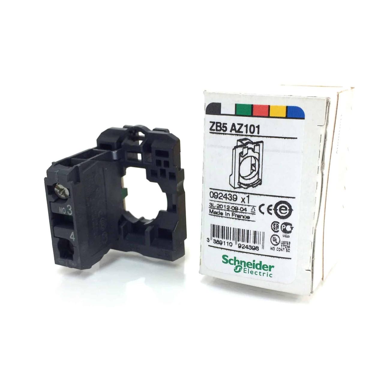 SCHNEIDER, PUSHBUTTON CONTACT BLOCK, 22MM, 1-NO, WGT 0.021KG